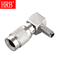 1.0 / 2.3 Crimpen mit rechtwinkligem Stecker für BT3002 RF-Steckverbinder
